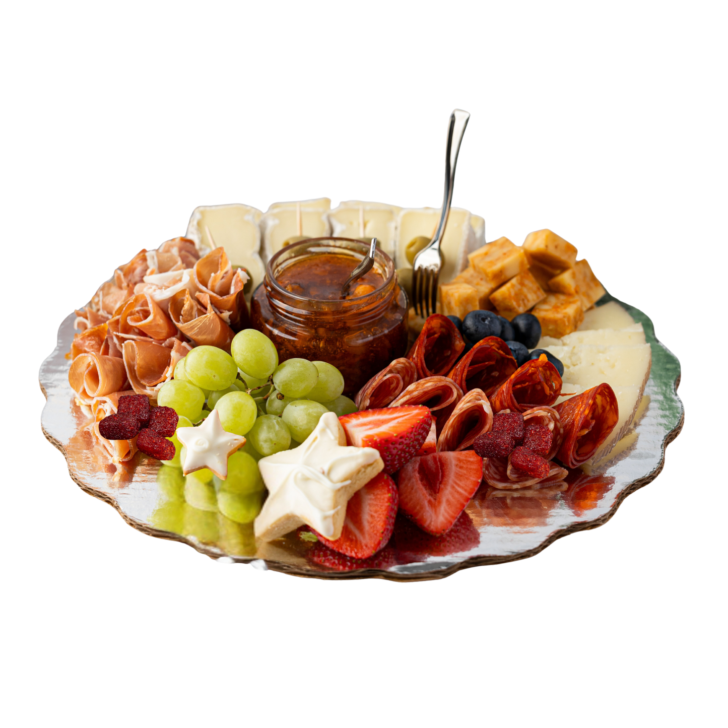 Caja con Quesos y Carnes Frías